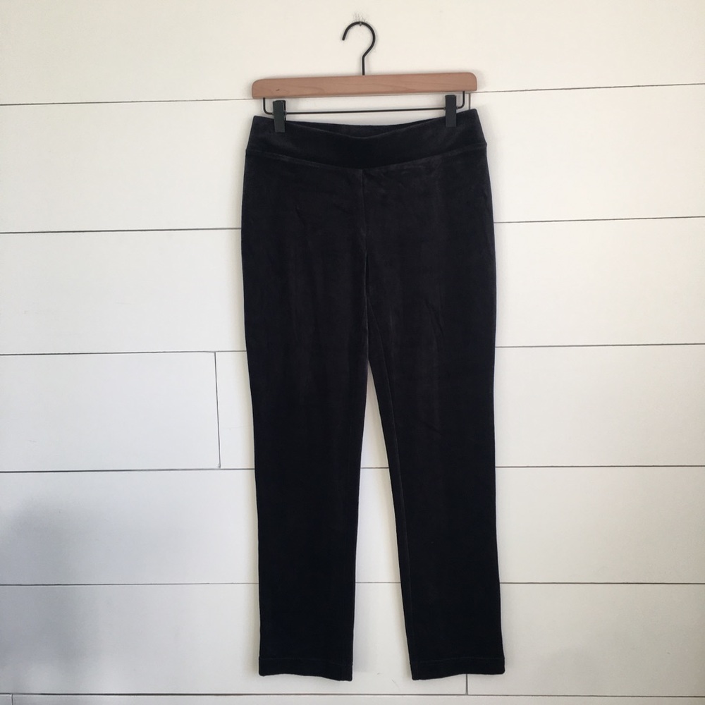 Pure Jill j Jill velour black leggings yoga pants